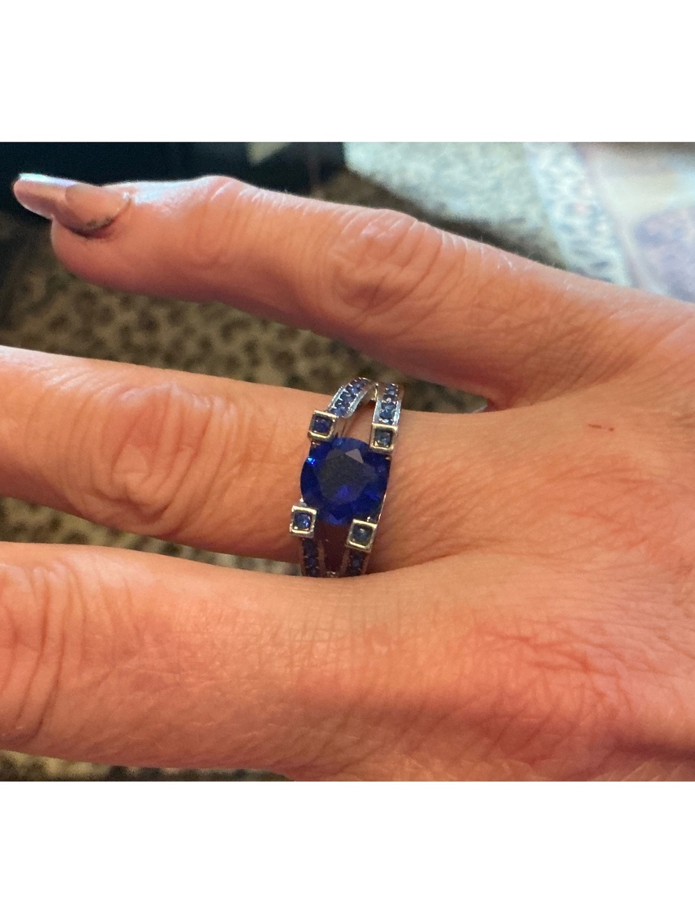 9 Blue Pop Ring filled